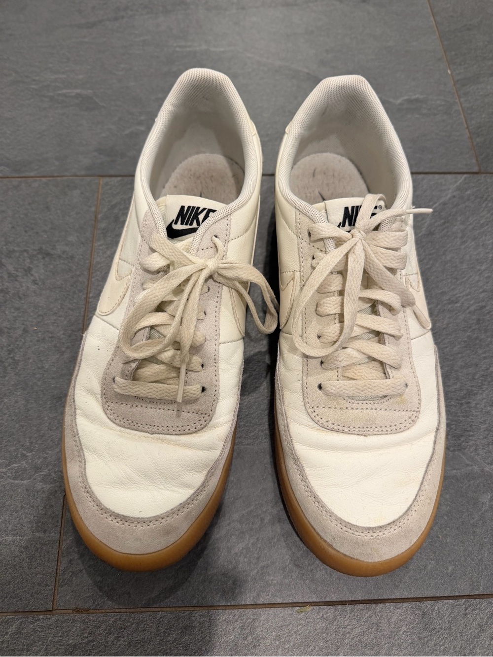 Nike Men’s Off-White and Gum Low-Top Sneakers